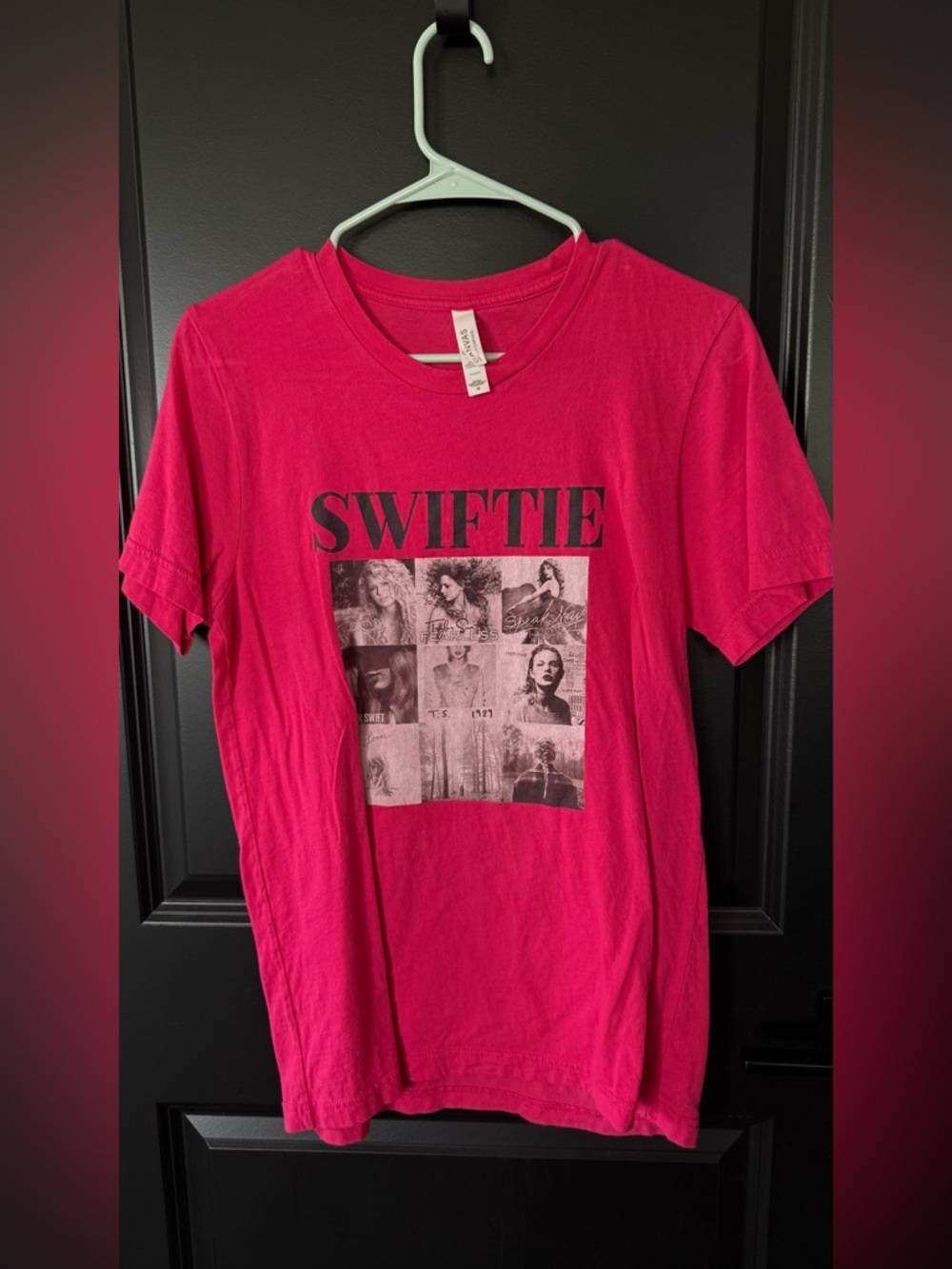 Bella Canvas Hot Pink SWIFTIE Graphic Tee